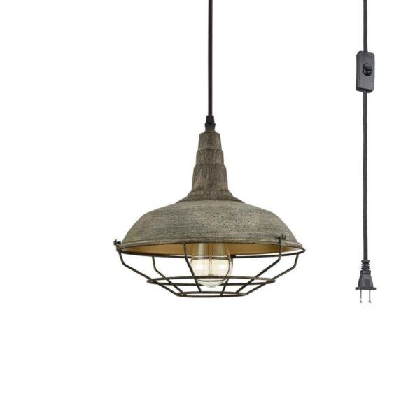 Farmhouse Plug in Pendant Light