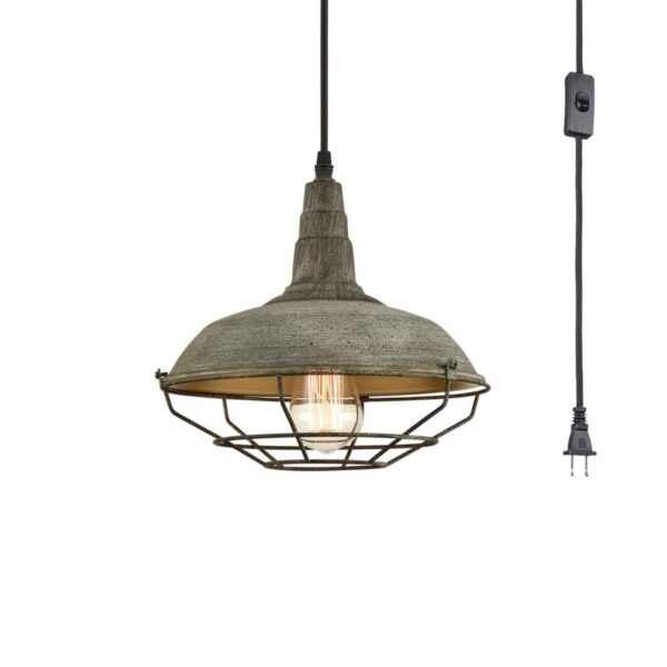 Farmhouse Plug in Pendant Light - Image 2