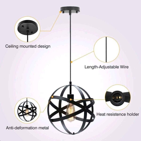 Metal Pendant Light - Image 3